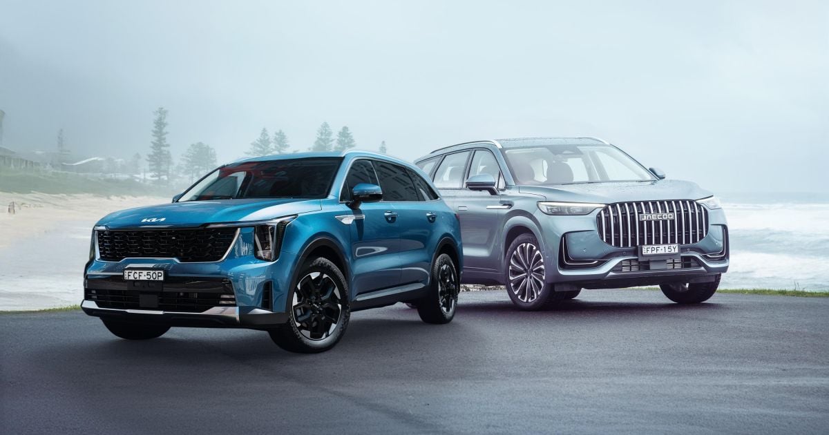 Jaecoo J8 Ridge AWD vs Kia Sorento Sport: batalha de especificações