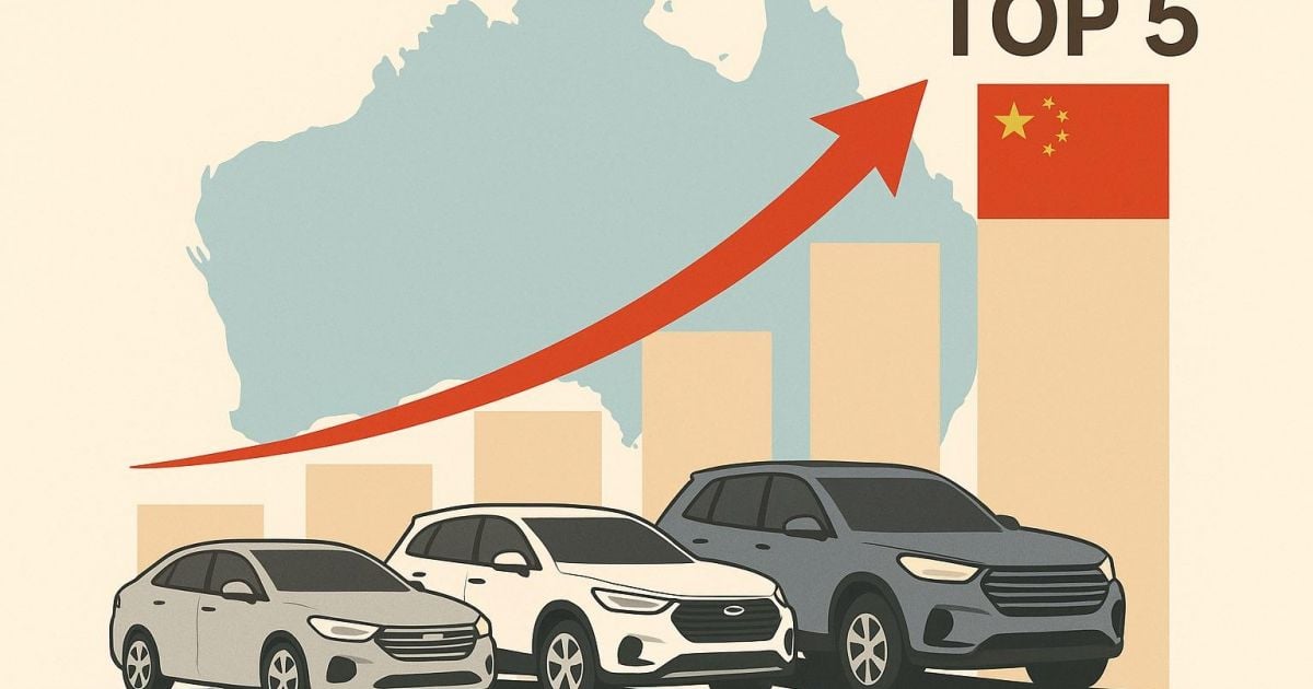 Chery estabelece meta ambiciosa entre os cinco primeiros para a Austrália e quer uma segunda marca entre os 10 primeiros