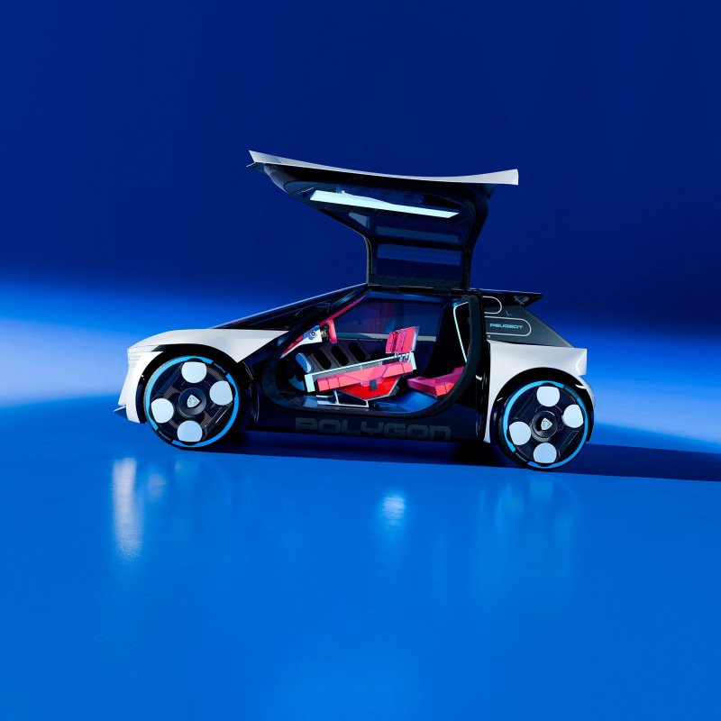 Este novo conceito pensa que um volante quadrado é o futuro