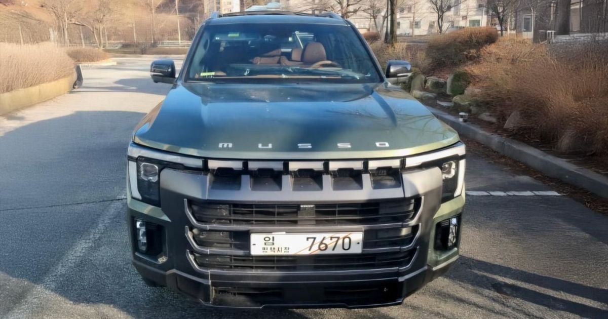 Imagens de 2026 KGM Musso ute vazaram