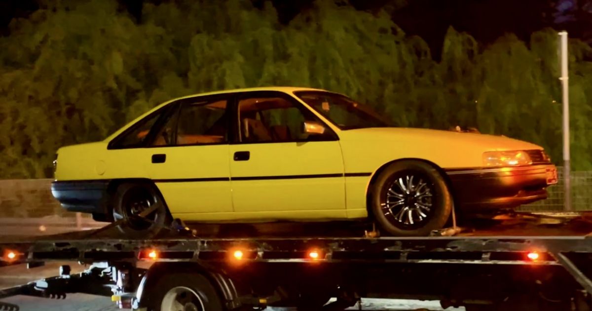 Repressão policial contra hoons em Summernats